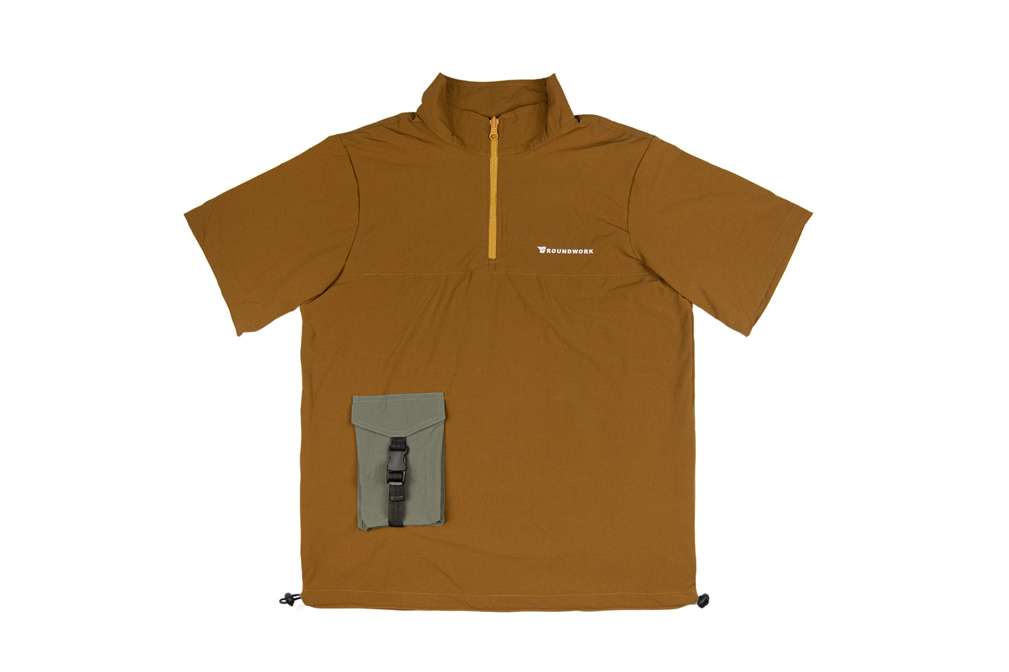 GW Quarter ziped Trail Shirt (Mustard)