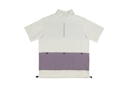 GW Quarter ziped Trail Shirt (Off White)