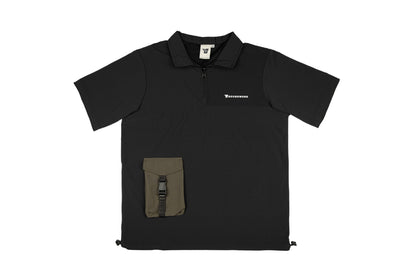 GW Quarter ziped Trail Shirt (Black)