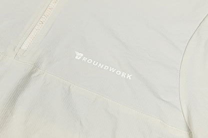 GW Quarter ziped Trail Shirt (Off White)