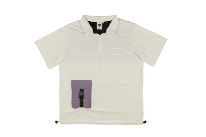 GW Quarter ziped Trail Shirt (Off White)