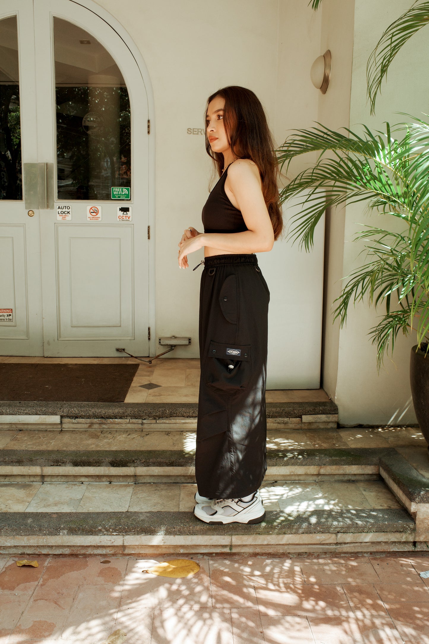 Maxi Cargo Skirt (Black)