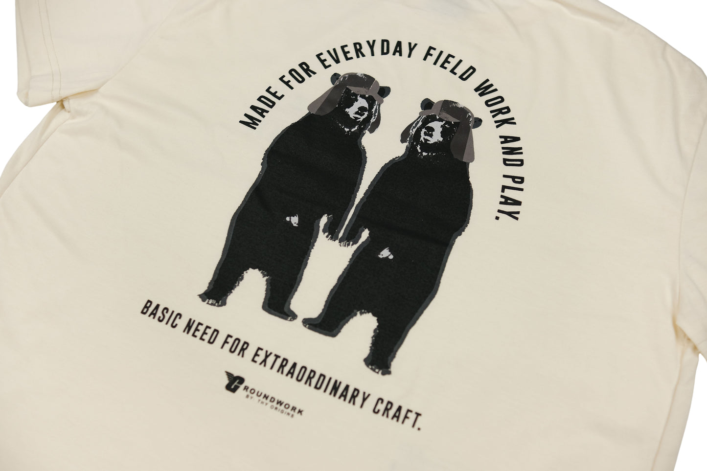 GW “Bear” Pocket Tee (Cream)