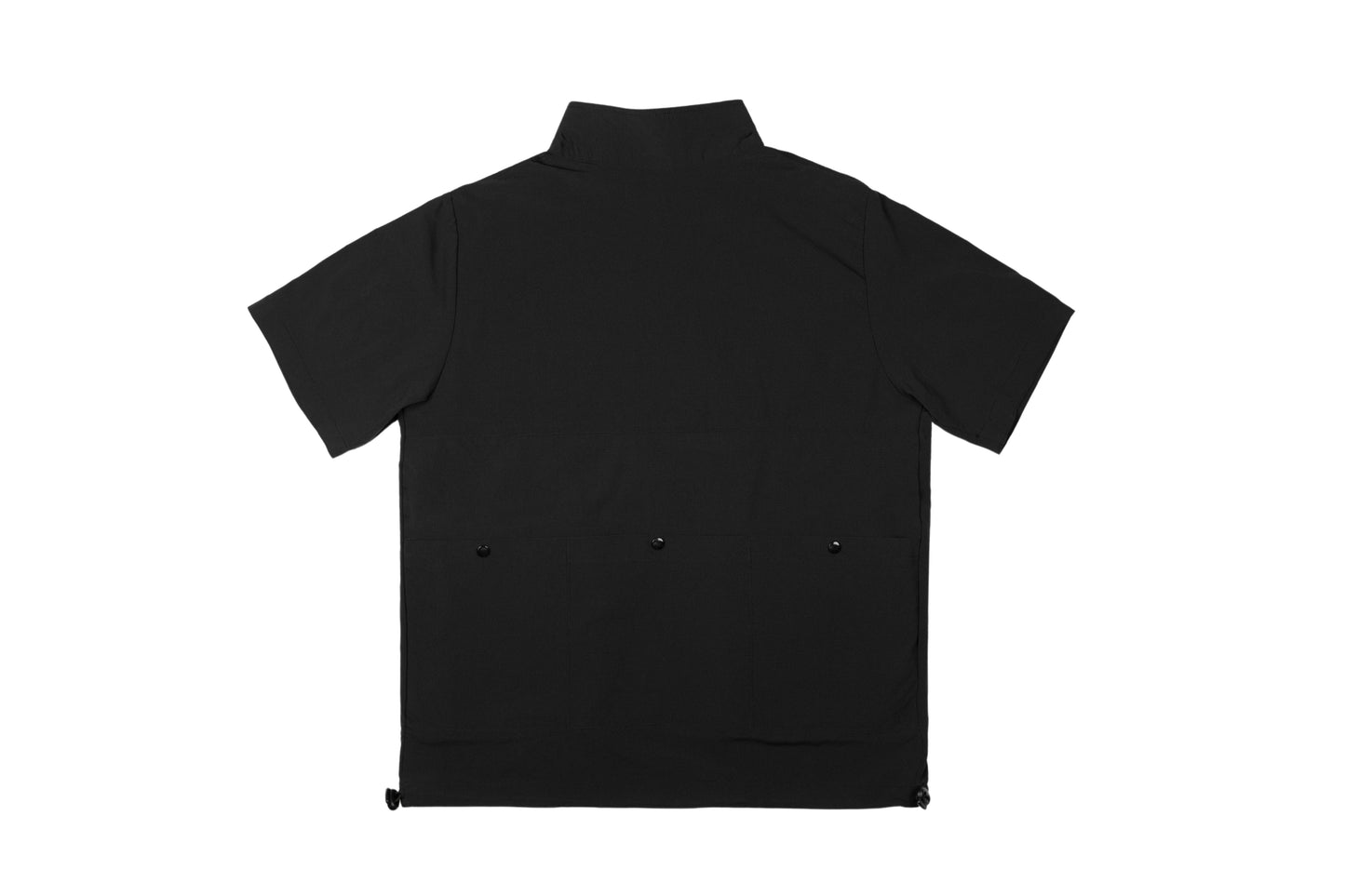 GW Quarter zipped short sleeves V2 (Black)