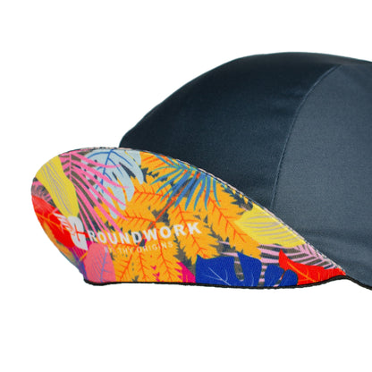 GW Abstract Foliage Cycling cap (Spruce)