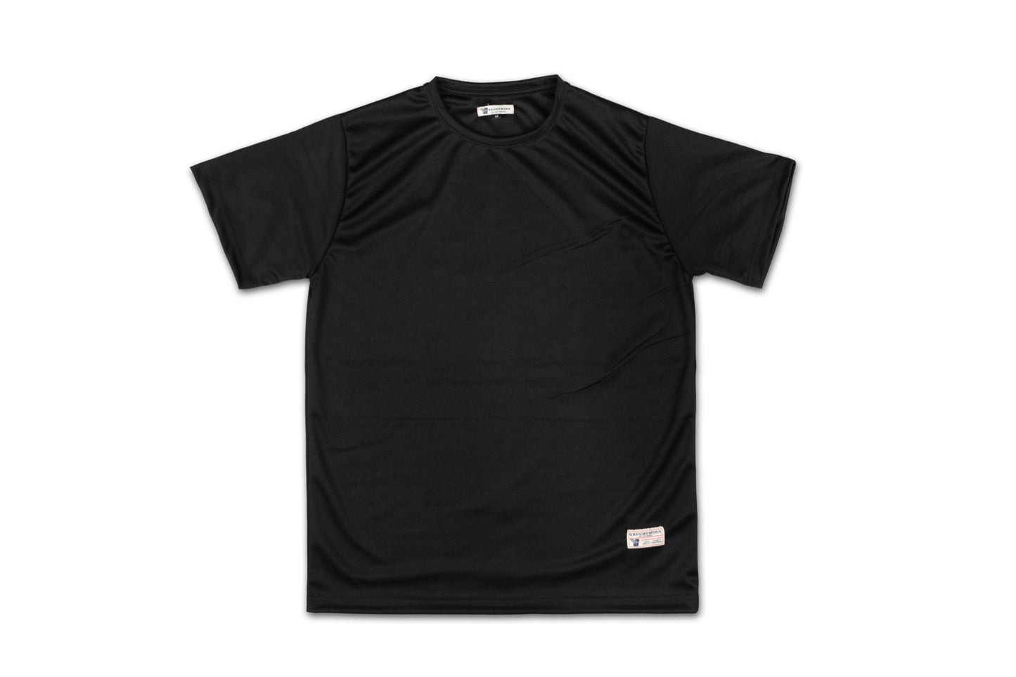 GW Plain Drifit Short-sleeves w/ Reflective Strip (Black)