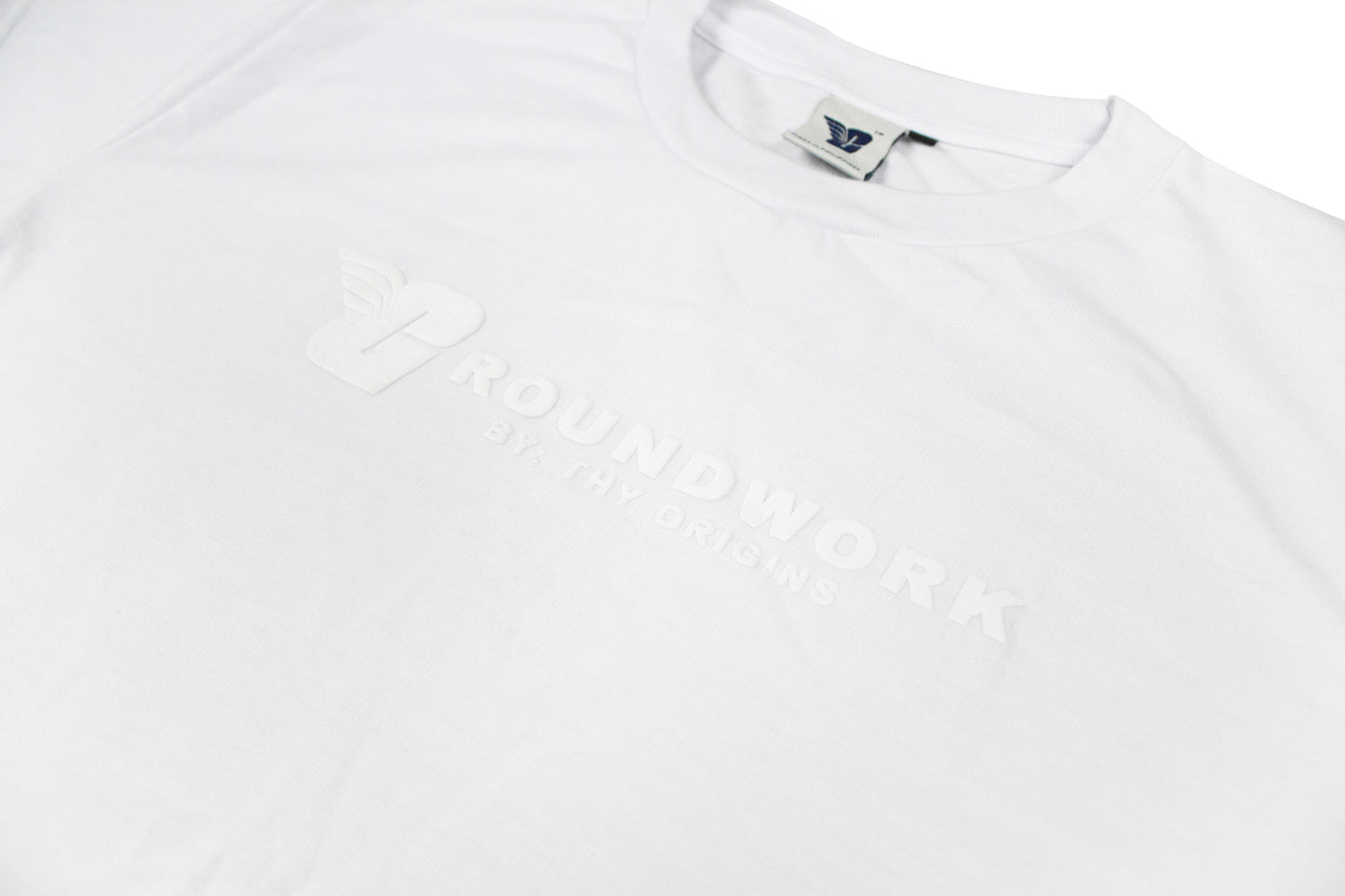 GW “Granny Gear” Brand tee w/ embossed print (White)