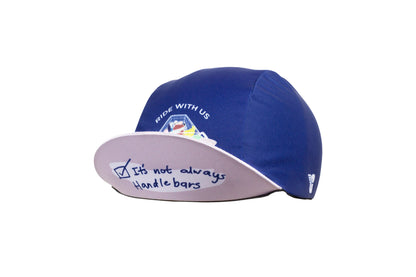 GW “YES WIFEY!” Cycling cap (Oxford Blue)