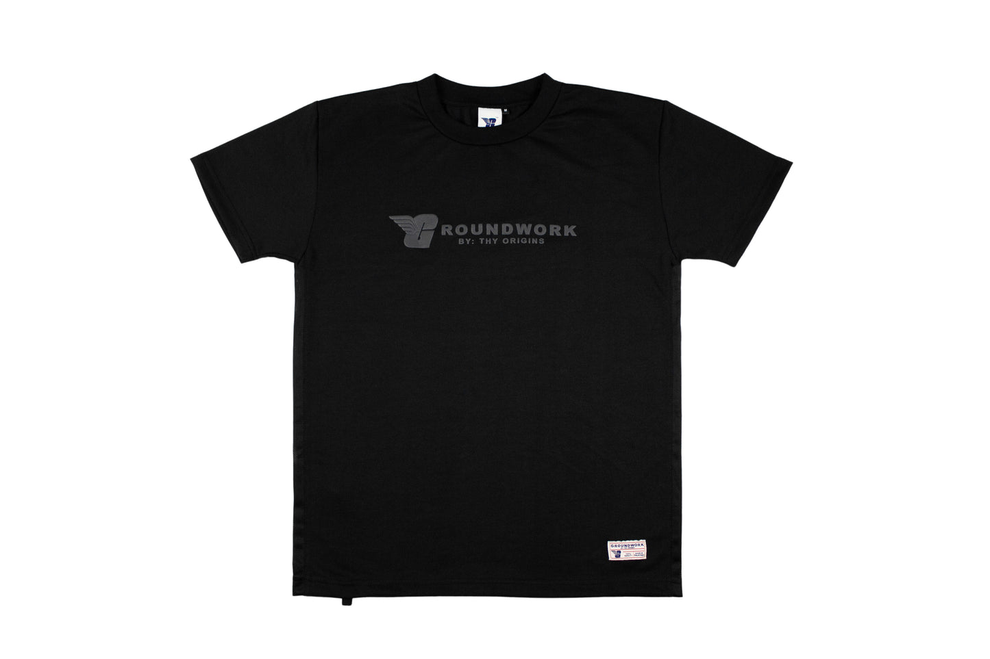 GW “Granny Gear” Brand tee w/ embossed print (Black)